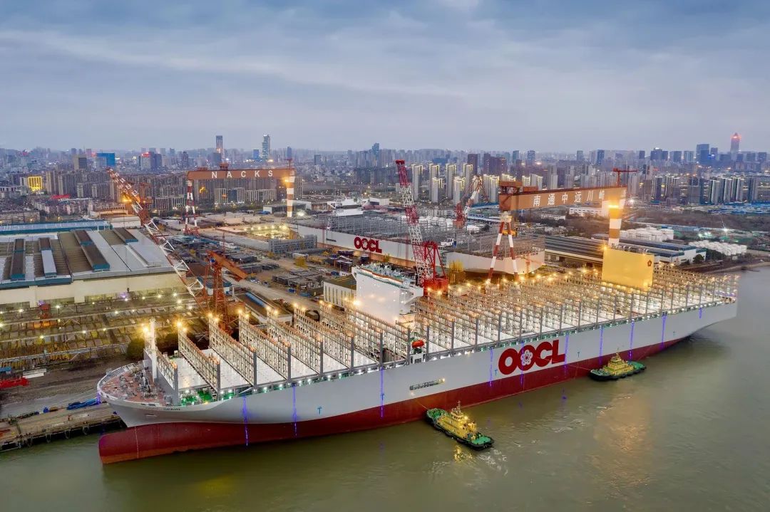 我国超大型集装箱船建造再迎新突破